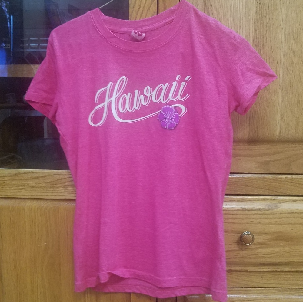 Pink tropical shirt
